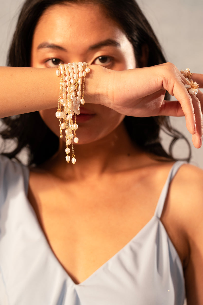 Pearl Cascade Wrap