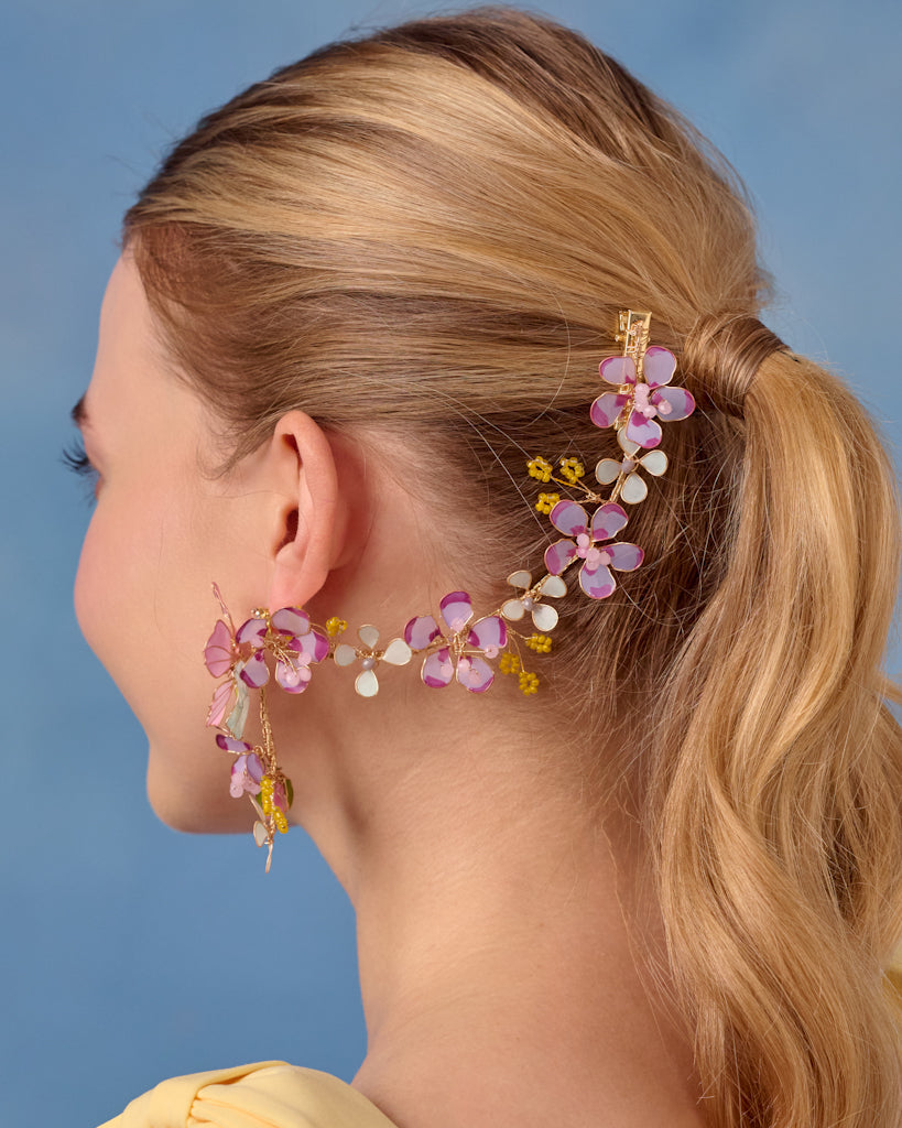 Zelia Earrings With Kanchain