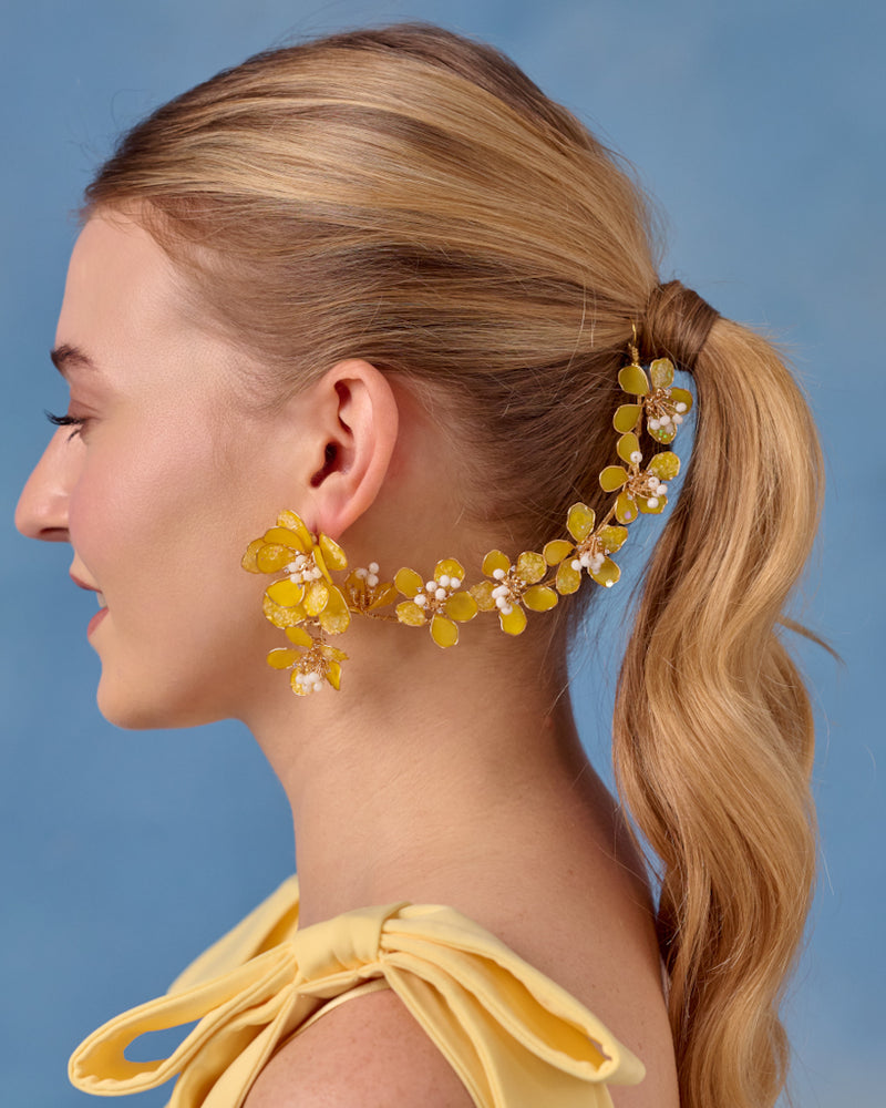 Adira Earrings with Kanchain